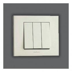 Ovivo Grano Beyaz Üçlü Anahtar