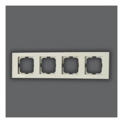 Ovivo Grano Beyaz Dörtlü Çerçeve