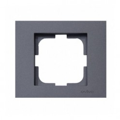 Ovivo Grano Metalik Füme Tekli Çerçeve