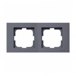 Ovivo Grano Metalik Füme İkili Çerçeve