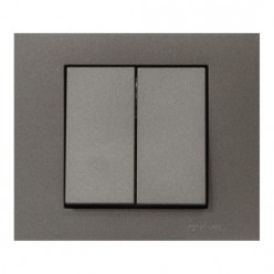 Ovivo Grano Metalik Antrasit Komütatör Anahtar