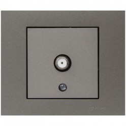 Ovivo Grano Metalik Antrasit F Tipi Uydu Prizi Sonlu