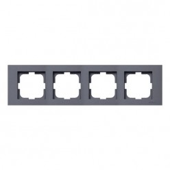 Ovivo Grano Metalik Antrasit Dörtlü Çerçeve