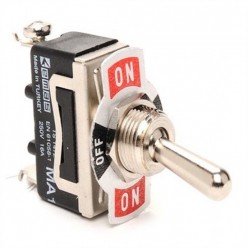 Emas MA113 Mandallı Metal On-Off-On Switch