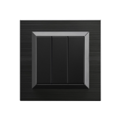 Ovivo Quantum Siyah Üçlü Anahtar