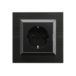 Ovivo Quantum Siyah Topraklı Priz 