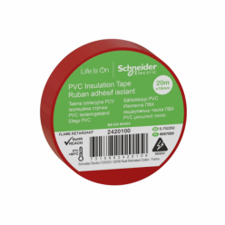 Kırmızı Schneider İzole Bant (Elektrik Bandı) 20 Metre	