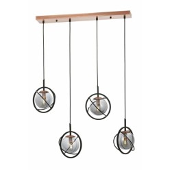 Avonni Siyah Boyalı Modern Avize AVONNI AV-1850-4Y-BSY