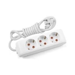 Viko Multi-Let 5 Metre Üçlü Priz Topraklı Çocuk Korumalı Klemensli Grup Priz 90 11 33 05