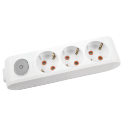 Viko Multi-Let Üçlü Anahtarlı Priz Topraklı Çocuk Korumalı Klemensli Grup Priz 90 11 73 00