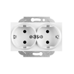 Viko Karre Beyaz İkili Topraklı Priz Mekanizması