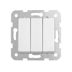 Viko Karre Beyaz Üçlü Anahtar Mekanizması 