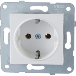 Viko Karre Beyaz Topraklı Priz Mekanizması 