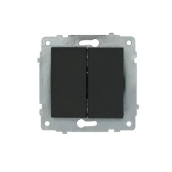 Ovivo Grano Metalik Siyah Komütatör Anahtar Mekanizması