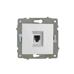 Ovivo Grano Beyaz Rj11 Nümeris Telefon Prizi Mekanizması