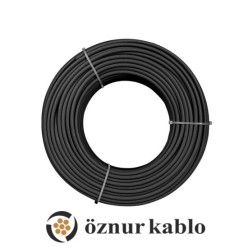 Öznur 100 Metre 6 MM Solar Kablo H1Z2Z2-K Siyah (FOTOVOLTAİK)
