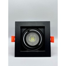 Tekli Kare Dekoratif Siyah Kasa 3000K Günışığı Ampül Dahil Ct-5223