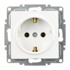 Günsan Visage Beyaz Topraklı Priz Mekanizması