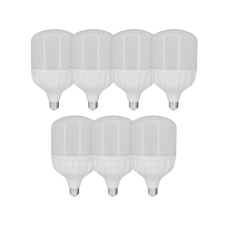 7'li Paket 40w Büyük Boy 6500K Beyaz Işık E27 Led Tasarruflu Ampül