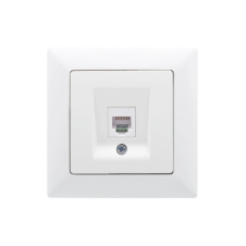 Günsan Visage Beyaz Nümeris Telefon Prizi Cat3 (Çerçeve Dahil)