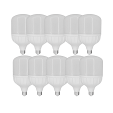 10'lu Paket 60w Büyük Boy 6500K Beyaz Işık E27 Led Tasarruflu Ampül