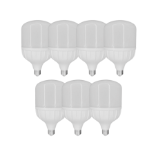 7'li Paket 60w Büyük Boy 6500K Beyaz Işık E27 Led Tasarruflu Ampül