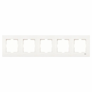 Viko Karre Beyaz Beşli Çerçeve 