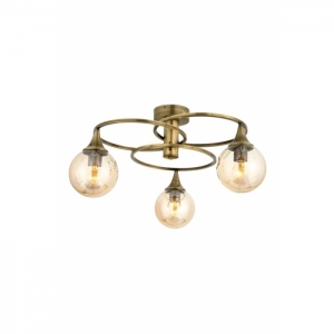 AVONNI AR-1661-3E Eskitme Kaplama Armatür, E27, Metal, Cam, 60cm