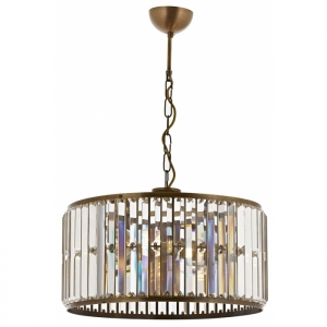 AVONNI AV-60029-3E Eskitme Kaplama Modern Avize, E27, Metal, Cam, 50cm