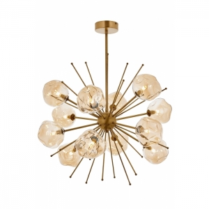 AVONNI AV-60212-13E Eskitme Kaplama Modern Avize, G9, Metal, Cam, 70cm