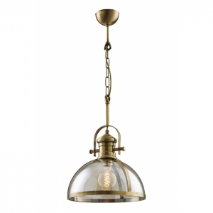 AVONNI AV-5063-1E Eskitme Kaplama Sarkıt, E27, Metal, Cam, 30cm