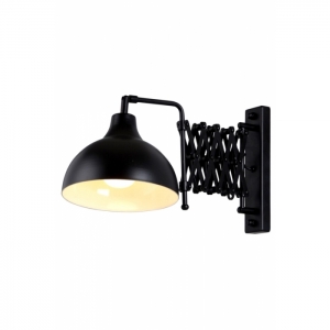 AVONNI HAP-9082-BSY Siyah Boyalı Aplik, E27, Metal, 22x45cm