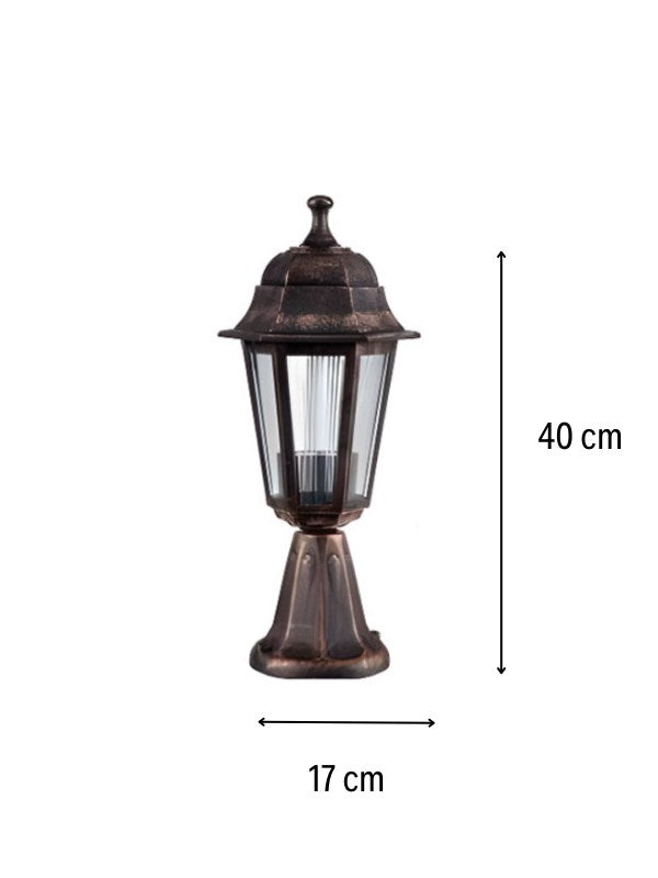 Optik Altıgen Bakır Setüstü Aydınlatma Armatürü 9w Günışığı Ampul Dahil 6860