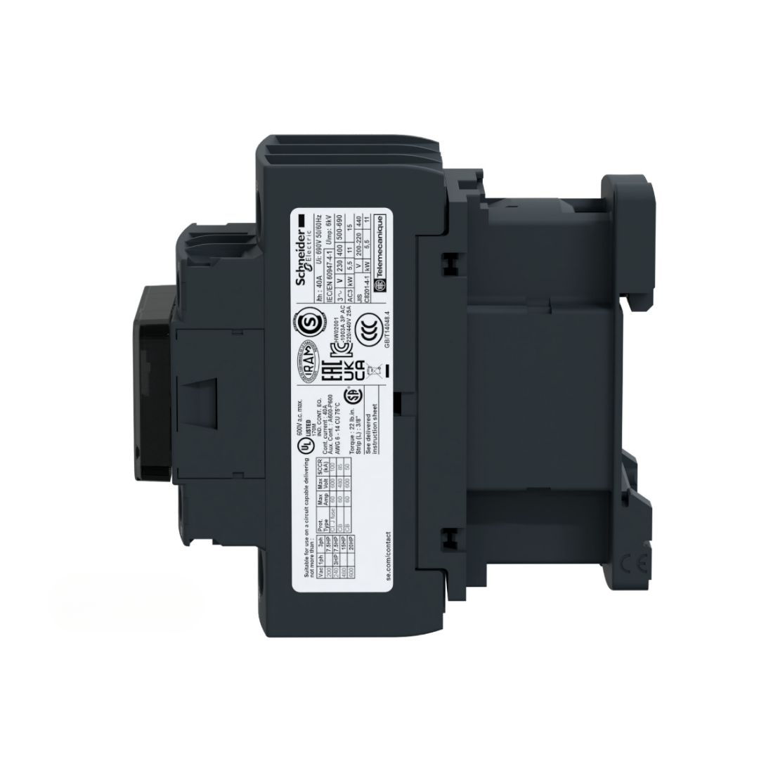 Schenider LC1-D25M7 TeSys D Kontaktör - 3P (3 NA) - AC-3 - <= 440 V 25 A - 220 V AC Bobin