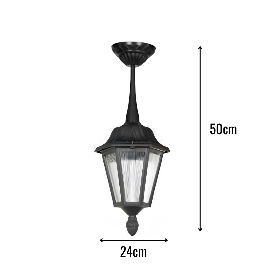 Zerpa Optik Altıgen Siyah Sarkıt Z 2852