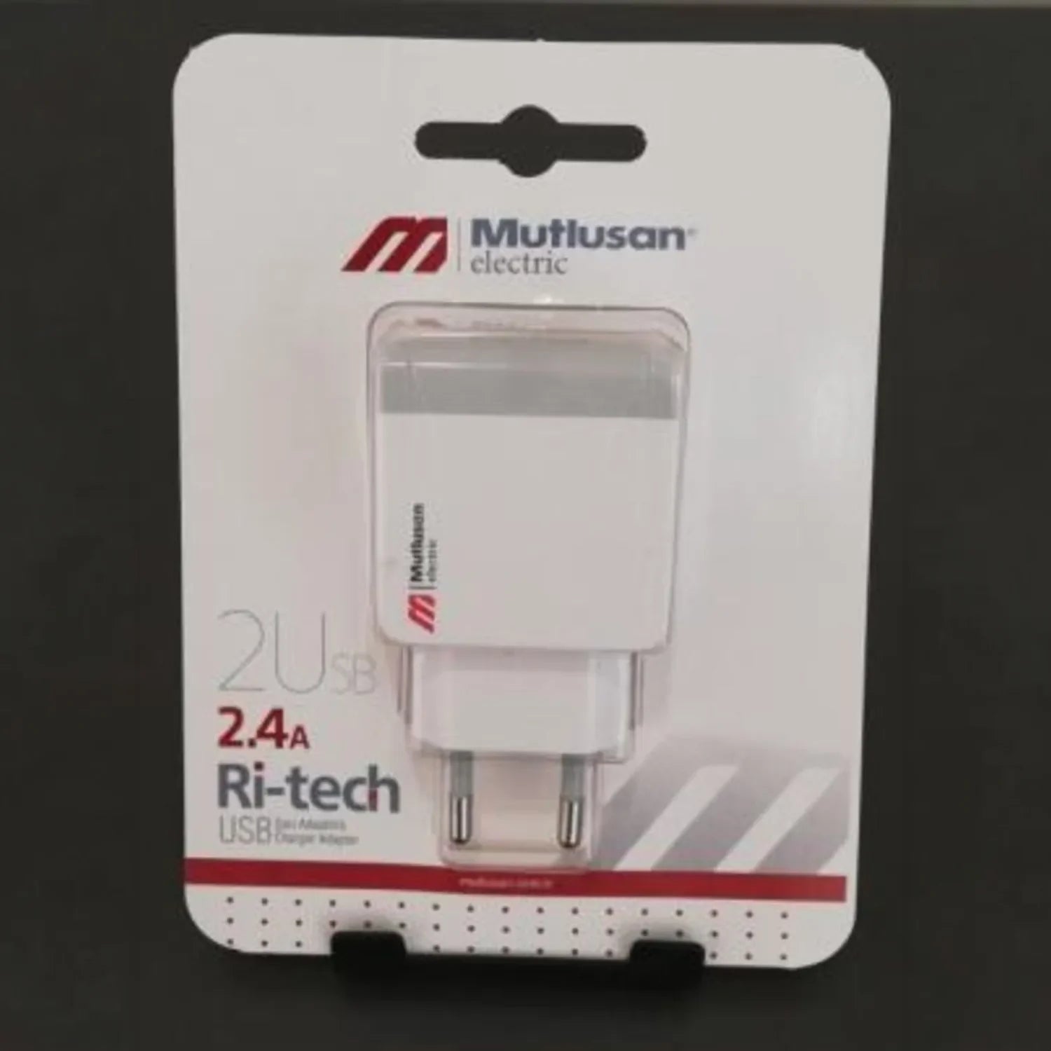 Mutlusan Ri-Tech 2'Li USB Adaptör Fiş 2,4A HIZLI ŞARJ
