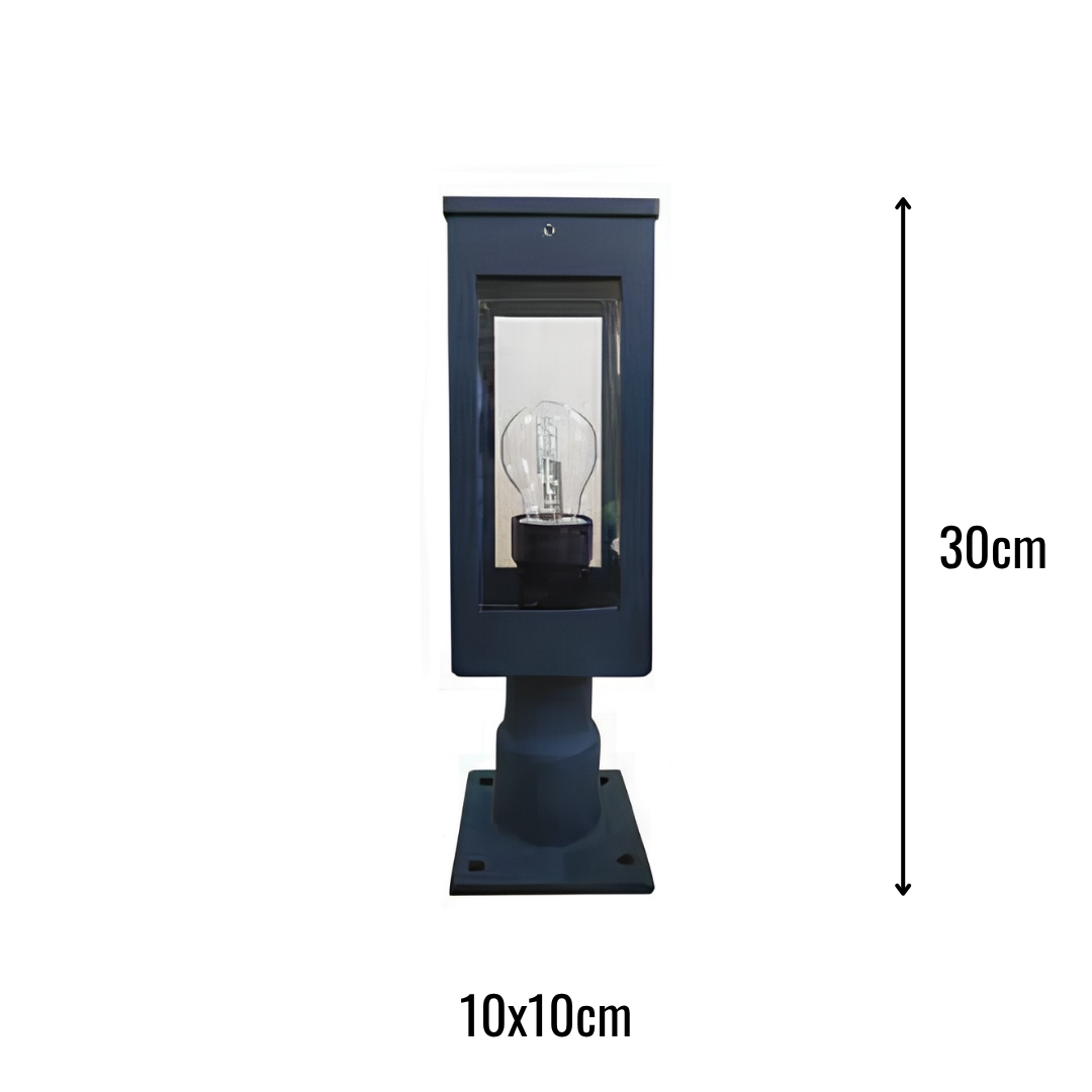 Zerpa Alüminyum Bollard E27 Duylu Tekli Z 13055