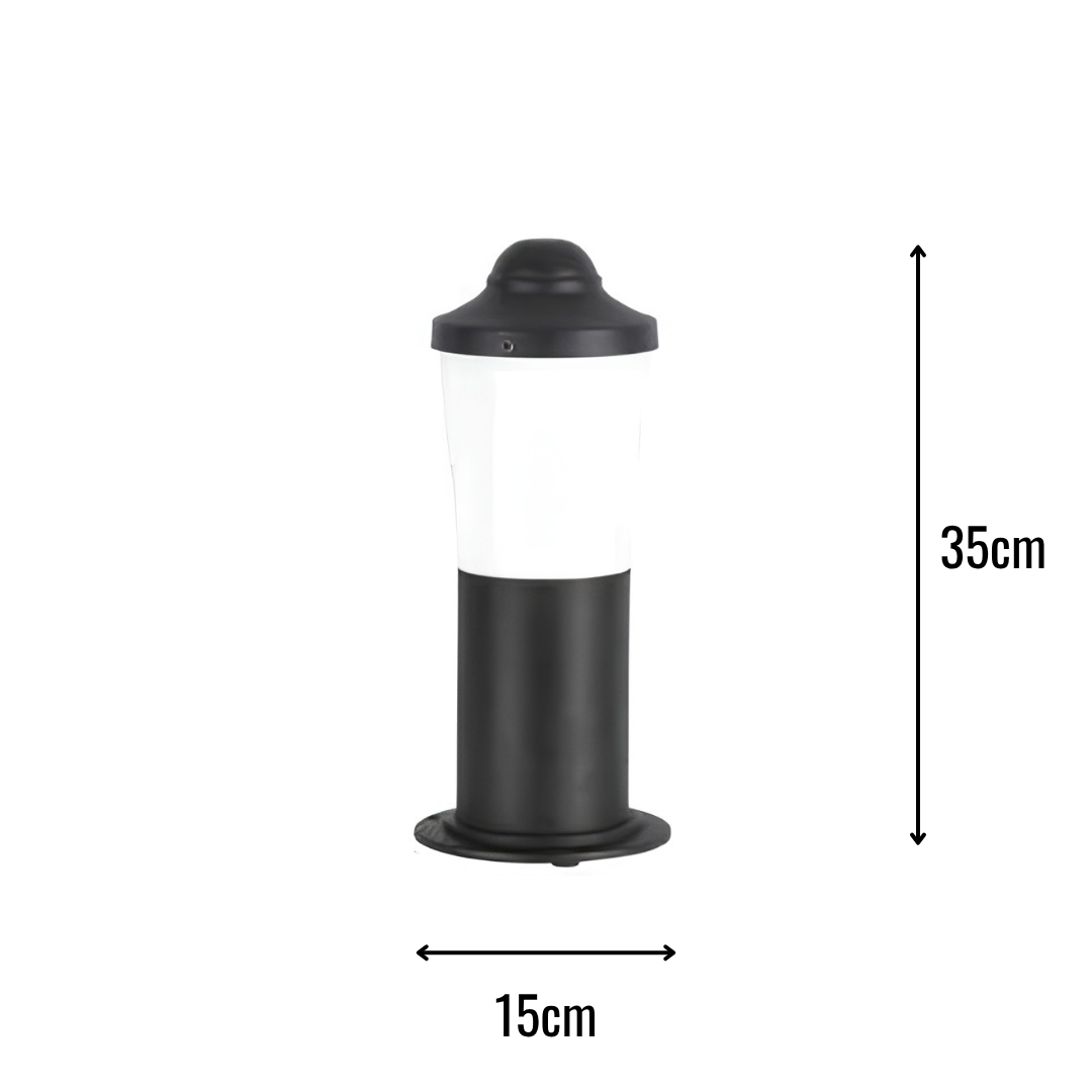 Zerpa Alüminyum Bollard E27 Duylu Tekli Z 20838