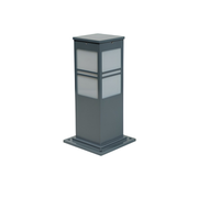 Zerpa Alüminyum Bollard E27 Duylu Tekli Z 20870