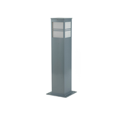 Zerpa Alüminyum Bollard E27 Duylu Tekli Z 20871