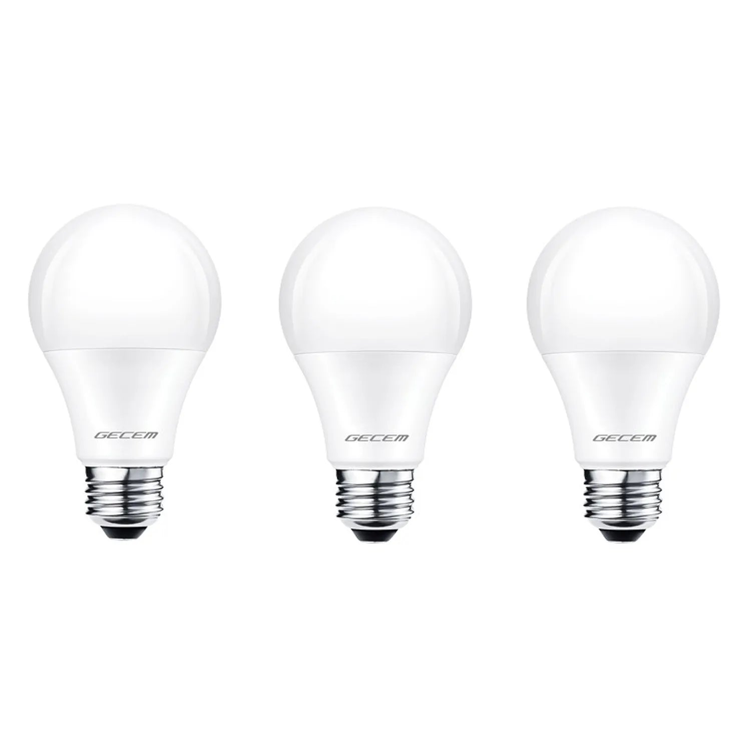 Gecem 9W E27 Duylu Led Ampül 6500K Beyaz Renk 3'lü