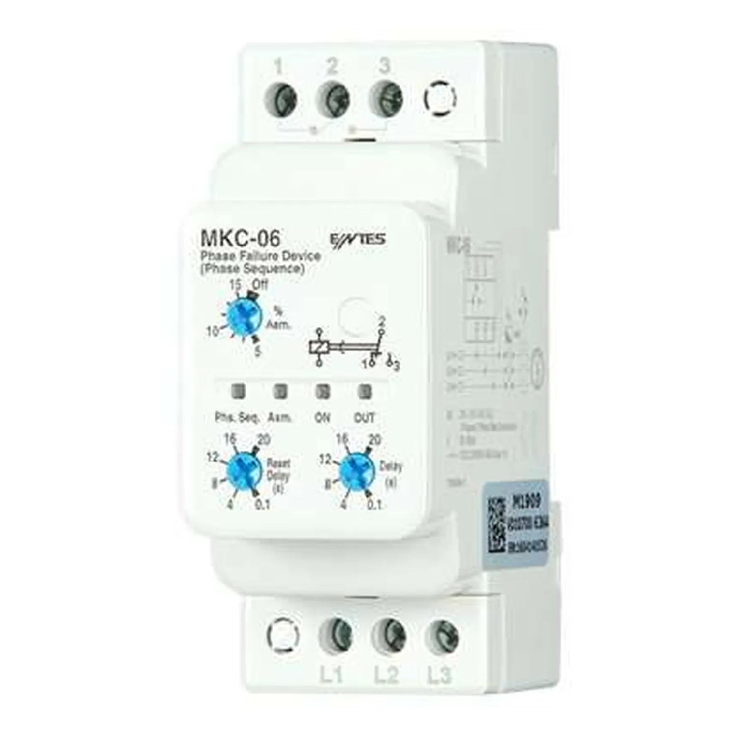 ENTES MKC-06 Motor (Faz) Koruma Rölesi