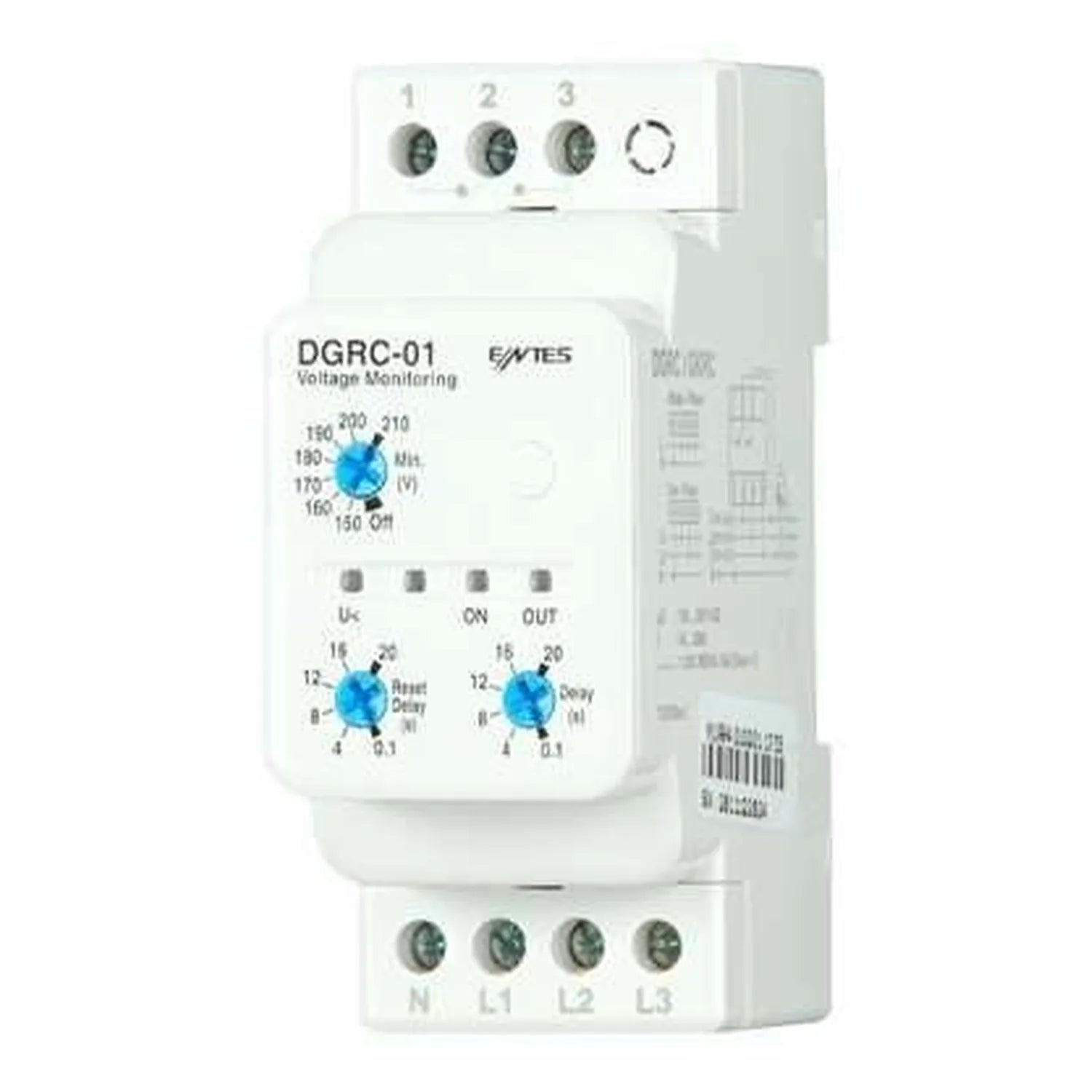 Entes AKC-01D 1-10000/5A 0.5-5A Akım Koruma Rölesi