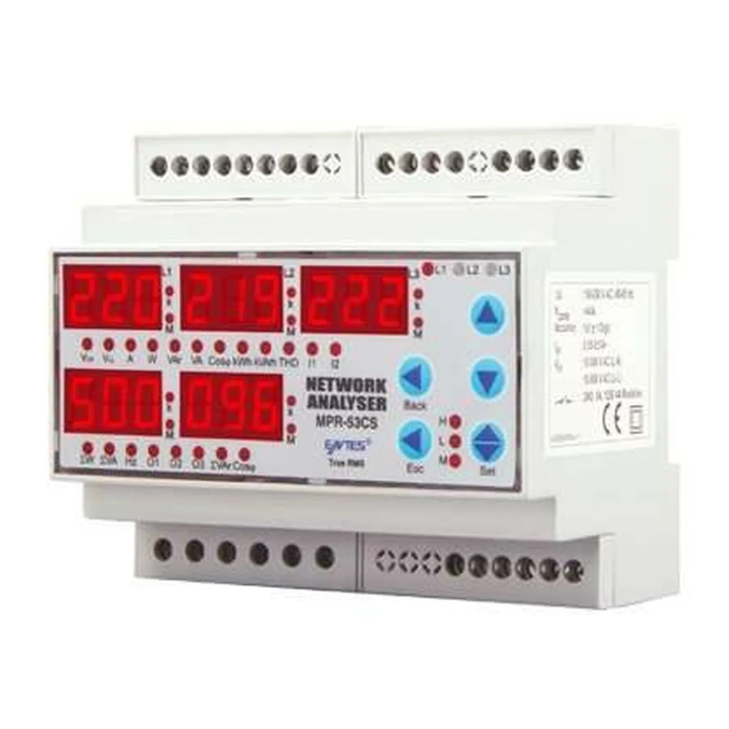 Entes MPR-53S 96X96 Güç Analizörü