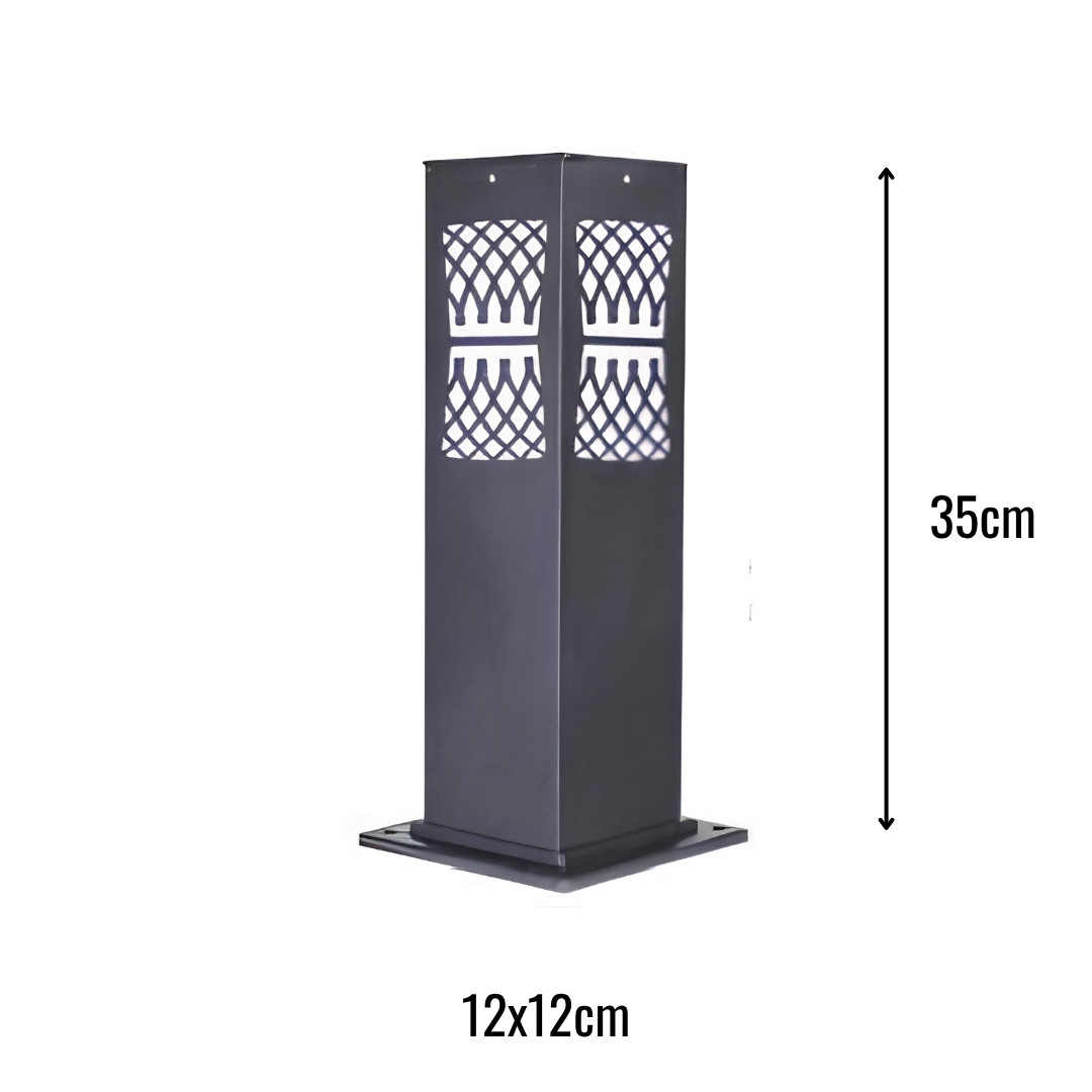 Zerpa Alüminyum Bollard E27 Duylu Tekli Z 20851