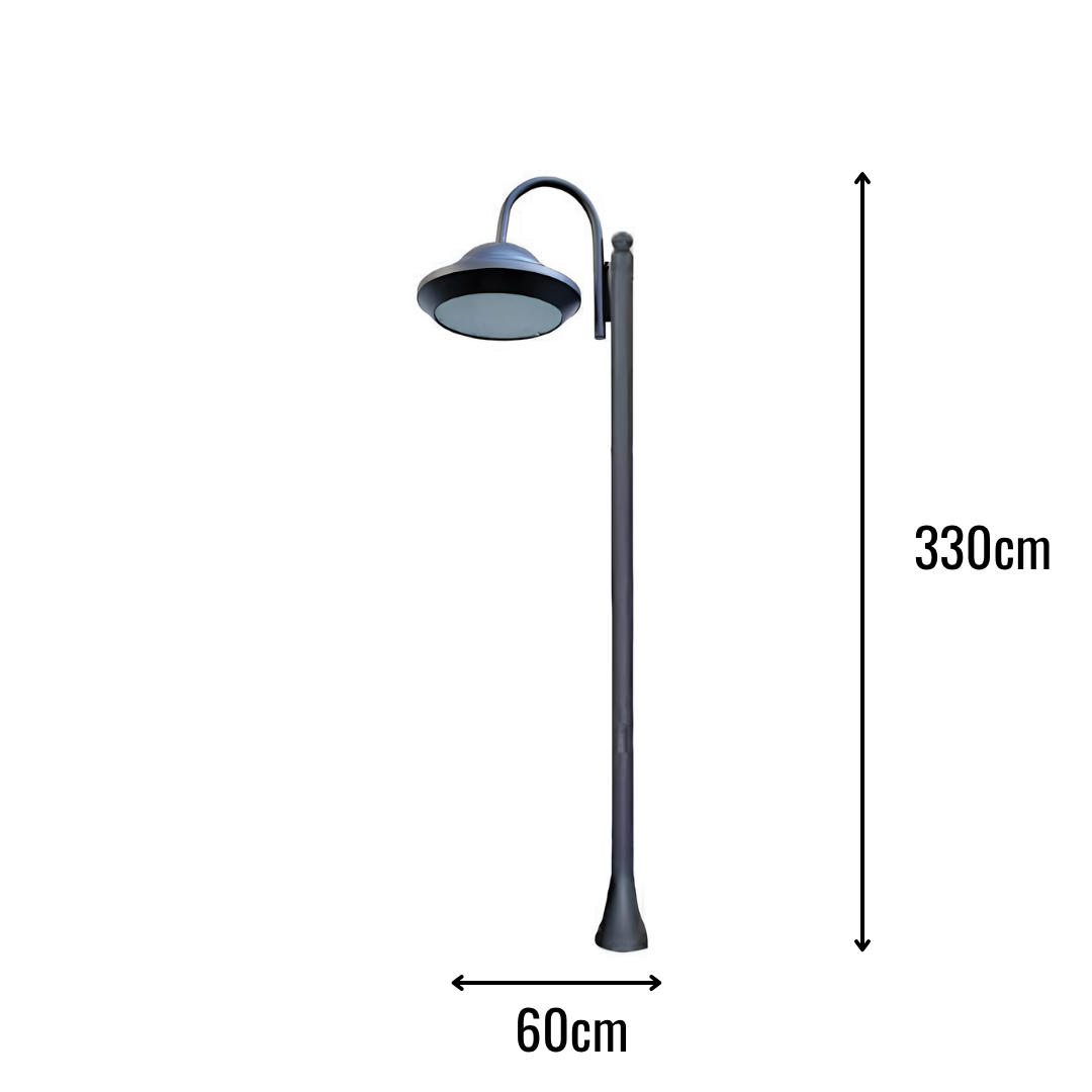 Zerpa Alüminyum Sıvamalı 40w Ledli Tekli Direk Z 12081