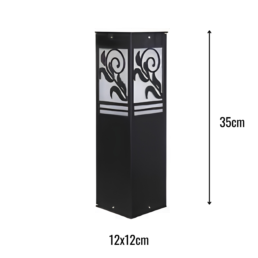 Zerpa Alüminyum Bollard E27 Duylu Tekli Z 20853