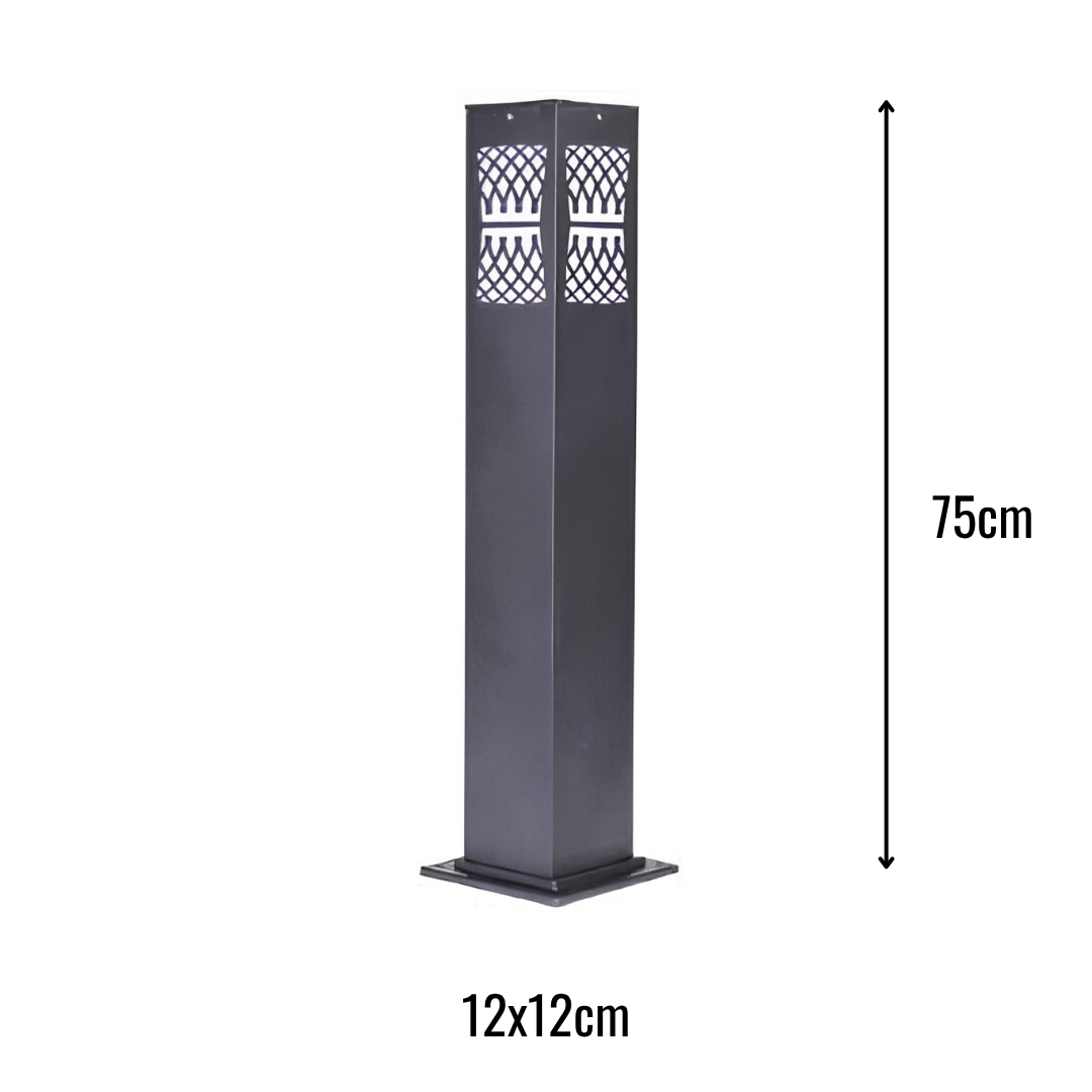 Zerpa Alüminyum Bollard E27 Duylu Tekli Z 20850