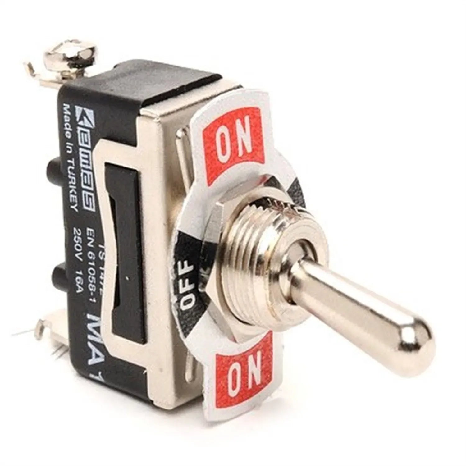 Emas MA113 Mandallı Metal On-Off-On Switch