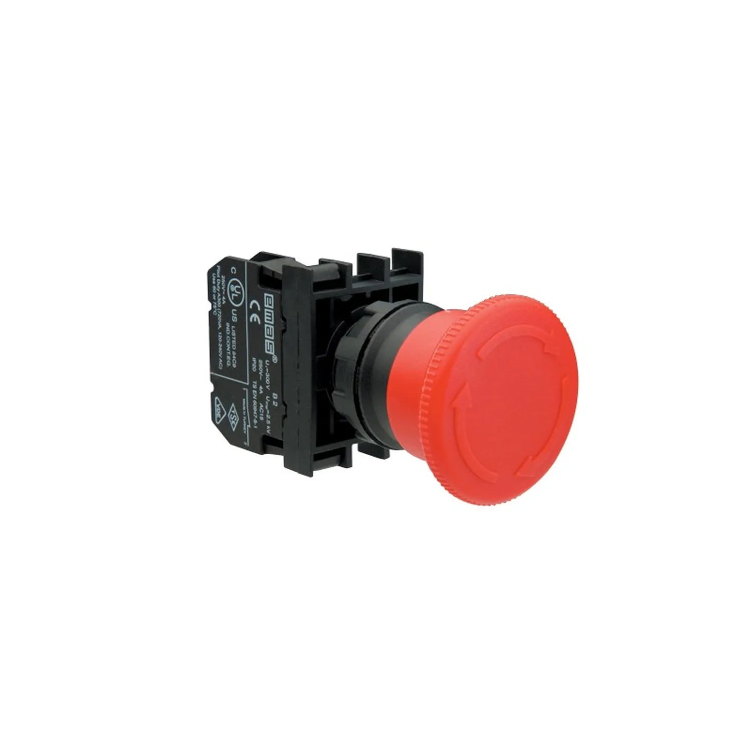 Emas B200E 40mm Mantar Acil Stop Butonu 1NC